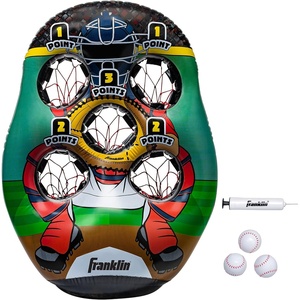 image:imageFranklin Sports Inflatable Target Toss Game  Kids Mini Throwing Game Set  Portable Indoor  Outdoor Toy TargetBaseball