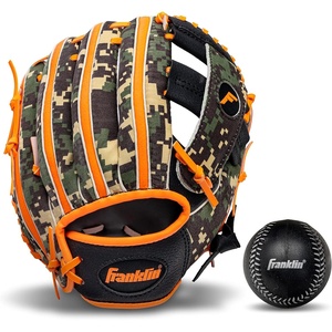 image:imageFranklin Sports Kids Baseball Gloves  RTP Youth Teeball Glove  Ball Set  Boys  Girls Teeball Mitt  95Orange