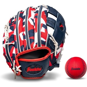 image:imageFranklin Sports Kids Baseball Gloves  RTP Youth Teeball Glove  Ball Set  Boys  Girls Teeball Mitt  Kids  Toddlers  95NavyRed