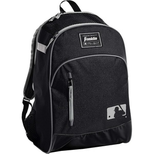 image:imageFranklin Sports Kids MLB Baseball Batpack Bag  Youth Baseball Softball  Teeball Backpack  Sports Equipment Bag for Kids  Toddlers  Holds 2 Teeball  Baseball Bats  Includes Fence HookBlackGray