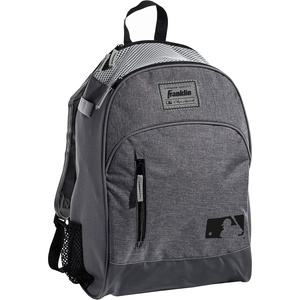 image:imageFranklin Sports Kids MLB Baseball Batpack Bag  Youth Baseball Softball  Teeball Backpack  Sports Equipment Bag for Kids  Toddlers  Holds 2 Teeball  Baseball Bats  Includes Fence HookGray