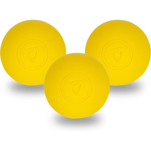 image:imageFranklin Sports Lacrosse Balls  Official Size Lax Balls for Practice  Rubber 63mm Outdoor Lacrosse Balls  Great for Muscle Massage Therapy  Yoga  White  YellowYellow