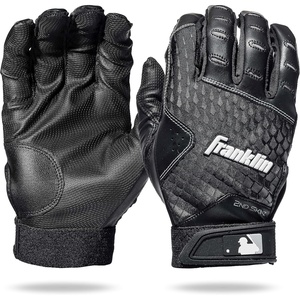 image:imageFranklin Sports MLB 2nd Skinz Batting Gloves  Adult amp Youth Baseball amp Softball  Mens amp Kids Teeball amp Softball Gloves  Multiple Sizes amp Colors AvailableBlackBlack