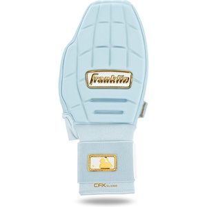 image:imageFranklin Sports MLB Baseball  Softball Sliding Mitt  CFX PRT Adult  Youth Protective Baserunning Sliding Gloves  Left  Right Hand Mitt  Hand  Wrist Protector for Running  Kids  Adults SizesCarolina Blue