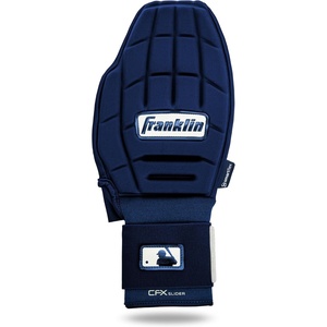 image:imageFranklin Sports MLB Baseball  Softball Sliding Mitt  CFX PRT Adult  Youth Protective Baserunning Sliding Gloves  Left  Right Hand Mitt  Hand  Wrist Protector for Running  Kids  Adults SizesNavy