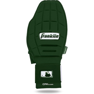 image:imageFranklin Sports MLB Baseball  Softball Sliding Mitt  CFX PRT Adult  Youth Protective Baserunning Sliding Gloves  Left  Right Hand Mitt  Hand  Wrist Protector for Running  Kids  Adults SizesForest green