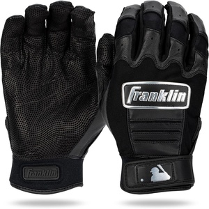 image:imageFranklin Sports MLB Baseball Batting Gloves  CFX Pro Youth and Adult  Baseball  Softball  Multiple Sizes  ColorsChrome Black