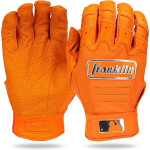 image:imageFranklin Sports MLB Baseball Batting Gloves  CFX Pro Youth and Adult  Baseball  Softball  Multiple Sizes  ColorsChrome Orange
