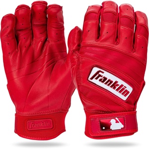 image:imageFranklin Sports MLB Baseball Batting Gloves  Natural II Batting Gloves for Baseball  Softball  Adult Batting Glove PairsRed