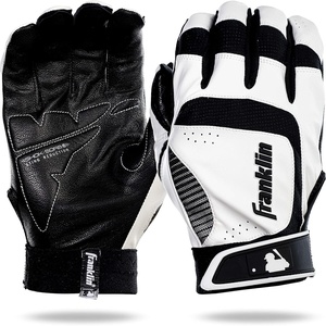 image:imageFranklin Sports MLB Baseball Batting Gloves  ShokSorb X Batting Gloves for Baseball  Softball  Adult  Youth Padded NonSting Batting Glove Pairs  Multiple Colors  SizesWhiteBlack