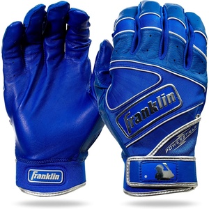 image:imageFranklin Sports MLB Baseball Gloves  Powerstrap Adult amp Youth Batting Gloves for Men Women Boys amp GirlsChrome Royal