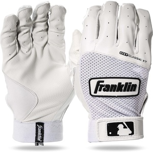 image:imageFranklin Sports MLB Classic XT Batting Gloves  Adult  Youth Batting Glove Pairs  Baseball  Softball Batting GlovesWhiteWhite