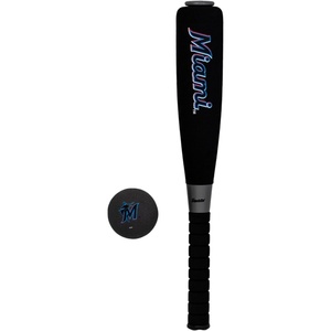 image:imageFranklin Sports MLB Jumbo Foam Baseball Bat  Ball Sets  Kids Oversize Foam Baseball Bats  Soft Baseballs  Indoor  Outdoor Youth Baseball Toy  MLB Team Baseball Bat  Ball SetsMiami Marlins