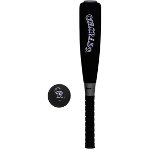 image:imageFranklin Sports MLB Jumbo Foam Baseball Bat  Ball Sets  Kids Oversize Foam Baseball Bats  Soft Baseballs  Indoor  Outdoor Youth Baseball Toy  MLB Team Baseball Bat  Ball SetsColorado Rockies