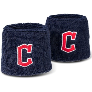 image:imageFranklin Sports MLB Team Licensed Baseball Wristbands  MLB Team Logo Sweat Wristbands  Great for Costumes  Uniforms  PairCleveland Guardians