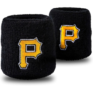 image:imageFranklin Sports MLB Team Licensed Baseball Wristbands  MLB Team Logo Sweat Wristbands  Great for Costumes  Uniforms  PairPittsburgh Pirates