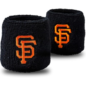 image:imageFranklin Sports MLB Team Licensed Baseball Wristbands  MLB Team Logo Sweat Wristbands  Great for Costumes  Uniforms  PairSan Francisco Giants