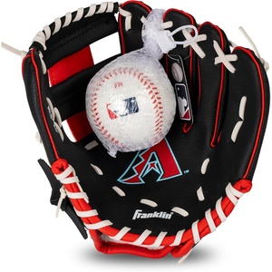 image:imageFranklin Sports MLB Youth Teeball Glove and Ball Set  Kids Baseball and Teeball  Perfect First Kids Glove  95Team Specific
