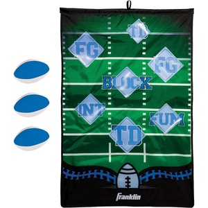 image:imageFranklin Sports MLB and NFL Target Toss Game  Kids Over The Door Mini Throwing Game  Perfect Indoor Toy for KidsFootball