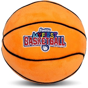 image:imageFranklin Sports MyFirst Soft Plush Sports Balls  Stuffed Plush Toy Basketball Baseball  Football for Kids  NBA MLB  NFL Indoor Soft Sports Balls  Fun Kids Toys  Room DecorationsBasketball