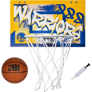 image:imageFranklin Sports NBA Team Over the Door Basketball Hoops  Kids Indoor Mini Basketball Hoop  Ball Set  NBA Fan Mini HoopsGolden State Warriors