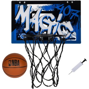 image:imageFranklin Sports NBA Team Over the Door Basketball Hoops  Kids Indoor Mini Basketball Hoop  Ball Set  NBA Fan Mini HoopsOrlando Magic