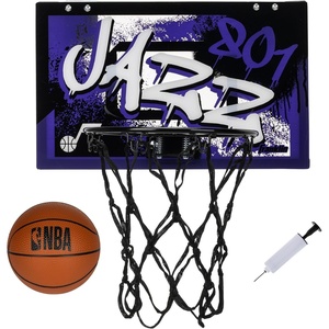 image:imageFranklin Sports NBA Team Over the Door Basketball Hoops  Kids Indoor Mini Basketball Hoop  Ball Set  NBA Fan Mini HoopsUtah Jazz