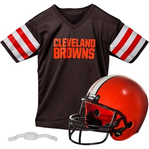 image:imageFranklin Sports NFL Kids Helmet  Jersey Sets  Youth NFL Team Uniform Sets  Costume Set  Helmet Jersey  ChinstrapMediumCleveland Browns