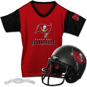 image:imageFranklin Sports NFL Kids Helmet  Jersey Sets  Youth NFL Team Uniform Sets  Costume Set  Helmet Jersey  ChinstrapMediumTampa Bay Buccaneers
