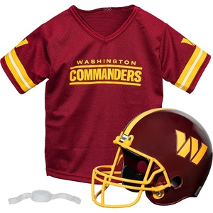 image:imageFranklin Sports NFL Kids Helmet  Jersey Sets  Youth NFL Team Uniform Sets  Costume Set  Helmet Jersey  ChinstrapMediumWashington Commanders