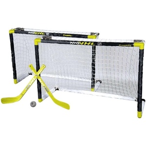 image:imageFranklin Sports NHL Kids Mini Knee Hockey Set  2 Mini Goals  2 Knee Hockey Sticks  Foam Ball Included  Kids Toy Set
