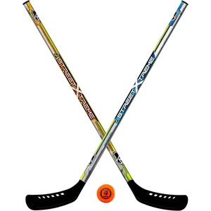 image:imageFranklin Sports NHL Kids Street Hockey Stick Set  Includes 2 Youth Street Hockey Sticks  1 Outdoor Roller Hockey Ball  Perfect Hockey Starter Set for KidsPlayer Sticks