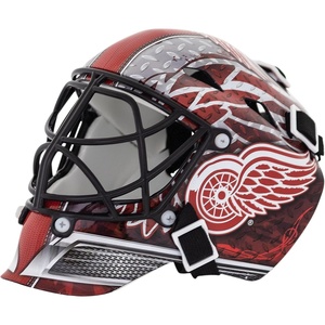 image:imageFranklin Sports NHL Team Logo Mini Hockey Goalie Mask with Case  Collectible Goalie Mask with Official NHL Logos and ColorsDetroit Red Wings