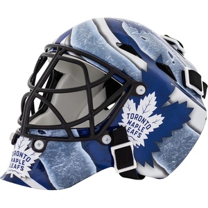 image:imageFranklin Sports NHL Team Logo Mini Hockey Goalie Mask with Case  Collectible Goalie Mask with Official NHL Logos and ColorsToronto Maple Leafs