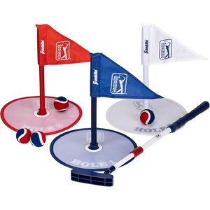 image:imageFranklin Sports PGA Tour Kids Indoor Mini Golf Set  Boys  Girls Putt N Stick Mini Golf Set  Toy Indoor Kids Game  Perfect Game for Ages 3  Putter Balls  Holes