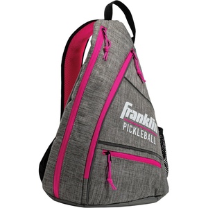 image:imageFranklin Sports Pickleball Bags  Sling Bag Backpack for Gear  Equipment  Men  Women  Holds Paddles Balls  AccessoriesGrayPink