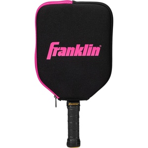 image:imageFranklin Sports Pickleball Paddle Cover  Protective Padded Cover with Fence Hook  Universal Size Paddle CaseBlackPink