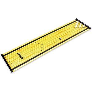 image:imageFranklin Sports Shuffleboard Table Game Mats  Tabletop Shuffleboard Mats and Pushers  Indoor Shuffleboard GamesBowling