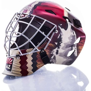 image:imageFranklin Sports Team Licensed NHL Hockey Goalie Face Mask  Goalie Mask for Kids Street Hockey  Youth NHL Team Street Hockey MasksArizona Coyotes