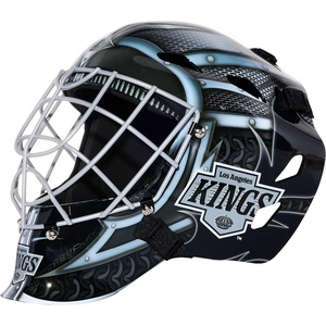 image:imageFranklin Sports Team Licensed NHL Hockey Goalie Face Mask  Goalie Mask for Kids Street Hockey  Youth NHL Team Street Hockey MasksLos Angeles Kings 2