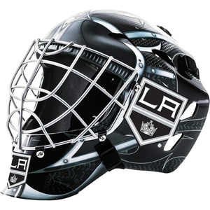 image:imageFranklin Sports Team Licensed NHL Hockey Goalie Face Mask  Goalie Mask for Kids Street Hockey  Youth NHL Team Street Hockey MasksLos Angeles Kings