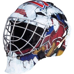 image:imageFranklin Sports Team Licensed NHL Hockey Goalie Face Mask  Goalie Mask for Kids Street Hockey  Youth NHL Team Street Hockey MasksMontreal Canadiens