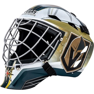 image:imageFranklin Sports Team Licensed NHL Hockey Goalie Face Mask  Goalie Mask for Kids Street Hockey  Youth NHL Team Street Hockey MasksVegas Golden Knights