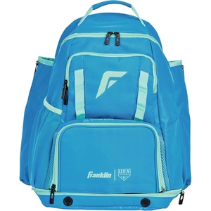 image:imageFranklin Sports USA SB Gameday FastpitchSoftball Backpack  Adult Youth Softball  Baseball Equipment  Bat Bag  Stores Batting Gloves Helmet Cleats  Waterproof Premium BatpackBlueMint