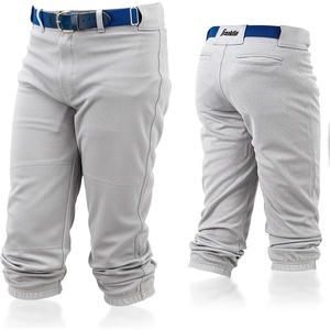 image:imageFranklin Sports Youth Baseball  Softball Pants  Knee High Pants for Boys  Girls Knicker Style with Belt LoopGray