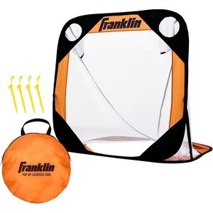 image:imageFranklin Sports Youth Lacrosse PopUp Goal  3x3 Portable Net with Carrying Case  Backyard Practice Goal for Kids  Easy Setup with Ground Stakes  Improve Shooting Accuracy