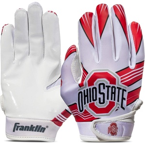image:imageFranklin Sports Youth NCAA Football Receiver Gloves  Receiver Gloves for Kids  NCAA Team Logos and Silicone Palm  Youth Pair  Great for Games amp CostumesOhio State Buckeyes