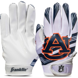 image:imageFranklin Sports Youth NCAA Football Receiver Gloves  Receiver Gloves for Kids  NCAA Team Logos and Silicone Palm  Youth Pair  Great for Games amp CostumesAuburn Tigers