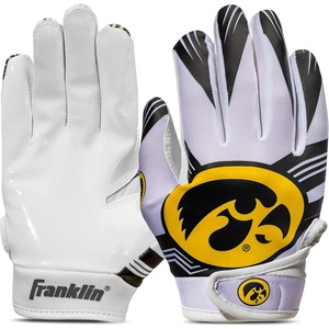 image:imageFranklin Sports Youth NCAA Football Receiver Gloves  Receiver Gloves for Kids  NCAA Team Logos and Silicone Palm  Youth Pair  Great for Games amp CostumesIowa Hawkeyes