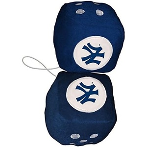 image:imageMLB New York Yankees Plush Team Fuzzy Dice Blue